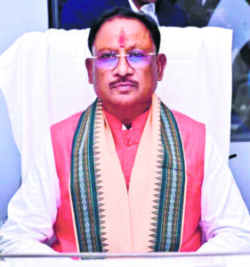 Newly sworn-in Chhattisgarh Chief Minister Vishnu Deo Sai takes charge
