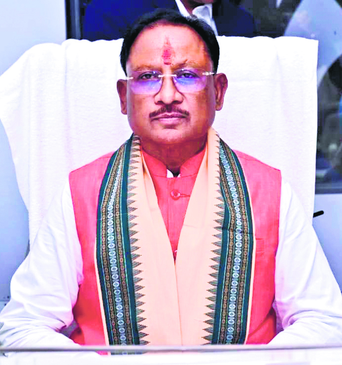 Newly sworn-in Chhattisgarh Chief Minister Vishnu Deo Sai takes charge
