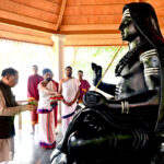मुख्यमंत्री श्री विष्णुदेव साय ने आज कर्नाटक के सत्य साई ग्राम मुद्देनहल्ली का दौरा